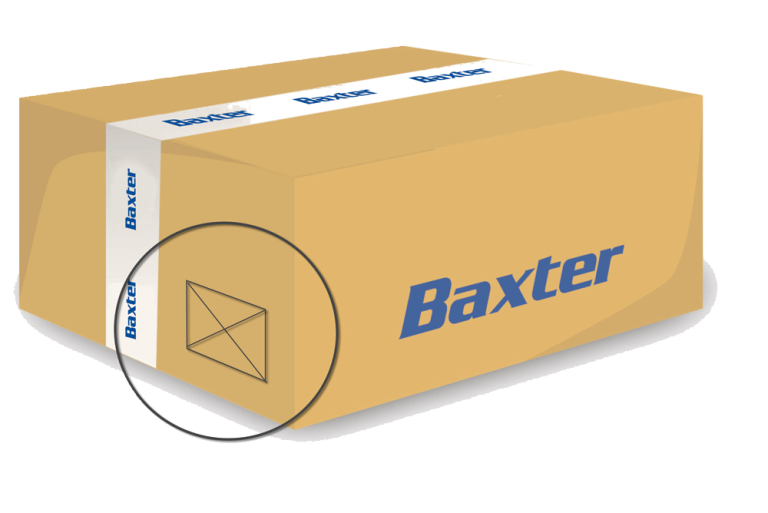 Baxter Cardboard Box with Code