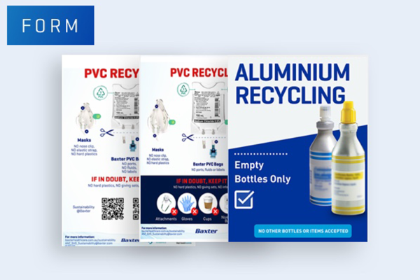 Recycling material request form